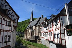 The Parish in Monreal, along the Eltzbach