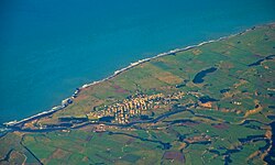 Aerial photo of Pātea