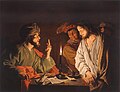 ''Christ before Caiaphas'' by Matthias Stom, c. 1630s