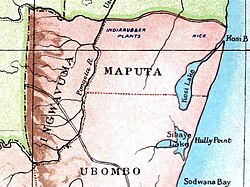 The former Maputa county of Natal (1911 map)