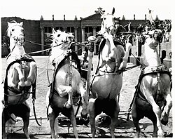 Popular films of the 1950s included Ben-Hur, Singin' in the Rain, Some Like It Hot, Sunset Boulevard, Rebel Without a Cause, On the Waterfront, The Bridge on the River Kwai, All About Eve, Rear Window, The Searchers, Lady and the Tramp, North by Northwest, 12 Angry Men, and Vertigo.