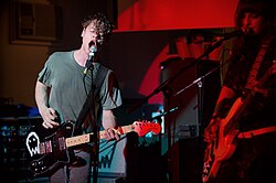 Alexei Berrow and Kelly Parker of Johnny Foreigner at Great Escape Festival 2008