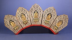 Ritual Diadem with the Five Jina Buddhas, Northern Nepal or Tibet, 19th century