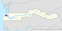 Location of Banjul Division