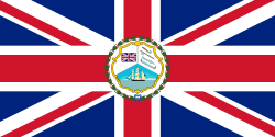 Flag of the governor of British Honduras (1884–1981)