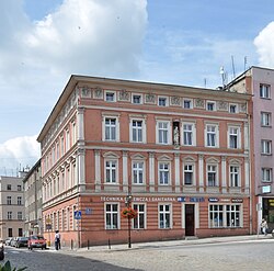 Typical preserved townhouse at the Market Square