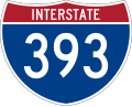 Interstate 393 marker