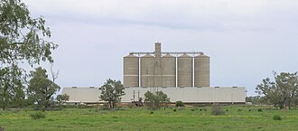 Burren Junction wheat silo