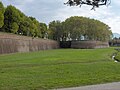 A stretch of the walls