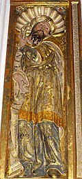 A depiction of Methuselah at the Church of San Juan Bautista in Carbonero el Mayor, Segovia Province, Spain