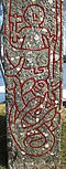 The Altuna stone from Sweden, one of four stones depicting Thor's fishing trip