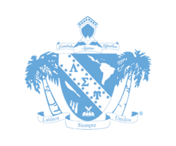 The official shield of Lambda Sigma Upsilon