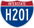Interstate H-201 marker