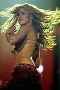 Hip-shaking by Shakira