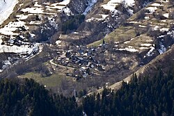 View of the village of Oulles