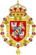 Royal coat of arms (c. 1587 – 1668) of Polish–Lithuanian Commonwealth
