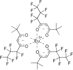 Skeletal formula of EuFOD