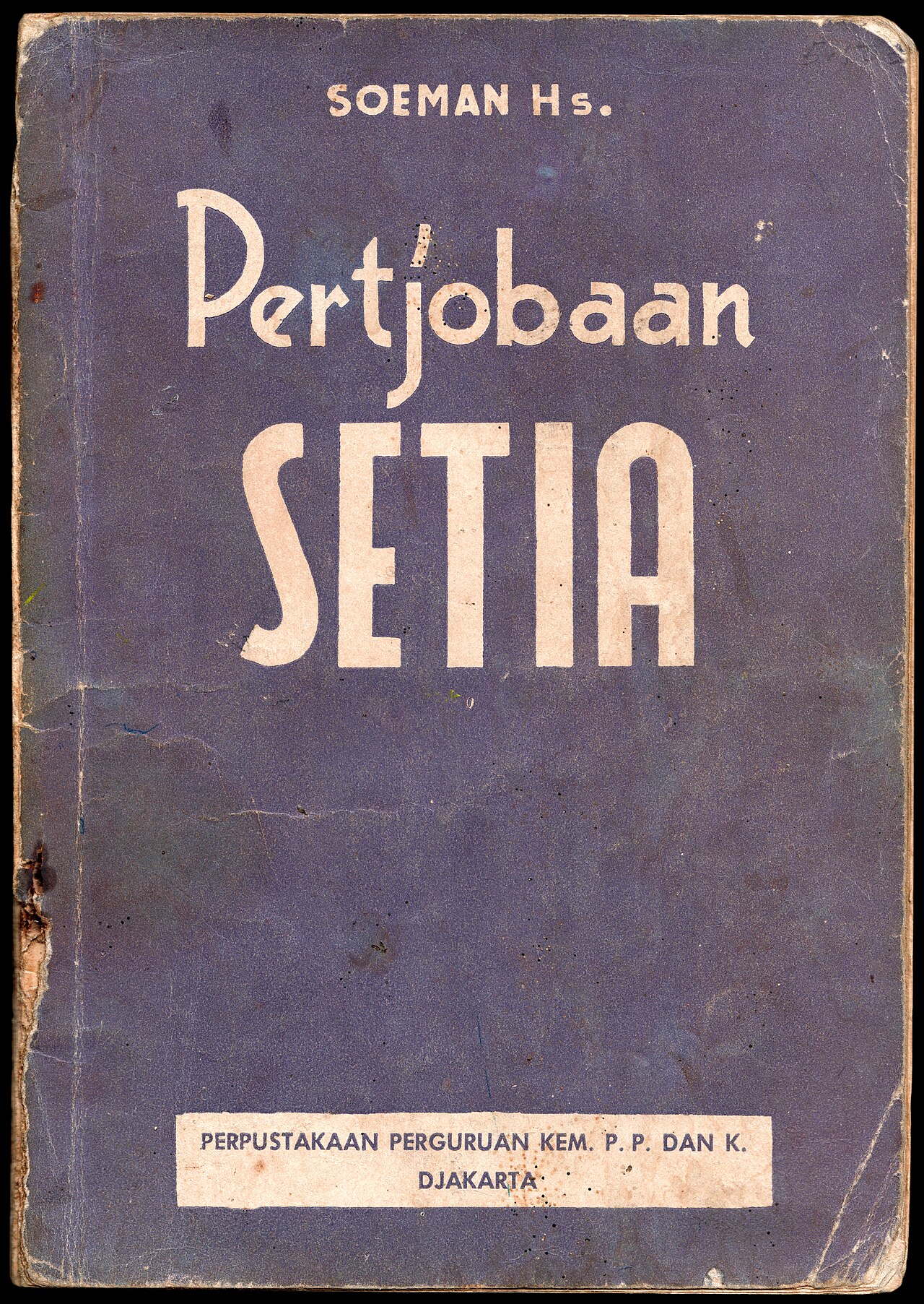 Pertjobaan Setia (2nd edition), cover.jpg