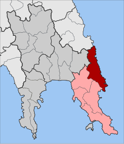 Location within the regional unit