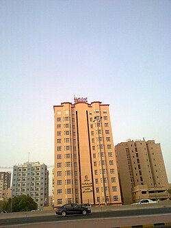 A hospital building in Kuwait