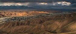 Overlook of Naryn from the south