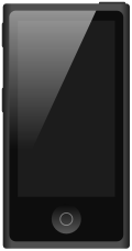 7th generation silver iPod Nano