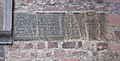 The dedication inscription for the synagogue, written in 1034