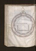 A page from the 1575 book "Astrolabium" depicting an astrolabe according to the astronomer Masha'allah. Public Library Bruges [nl] Ms. 522