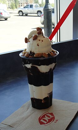 Ice cream parfait from Dairy Queen