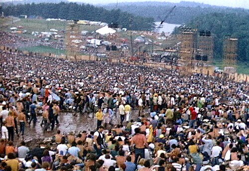 The Redmond Stage, Woodstock music festival, 1969