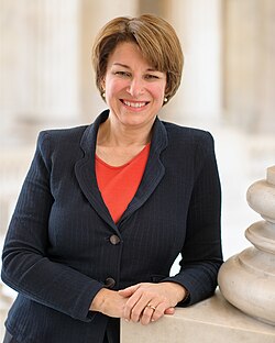 Senator of Minnesota Amy Klobuchar (BA, 1982)