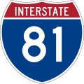 Interstate 81 marker