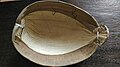 Hat palathoppi (inner view) made of the leaf of Areca catechu in Kerala