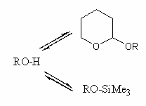 Catalysis of protection groups