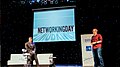 Keith Ferrazzi with Leonid Bugaev at networking event Networking Day 2012