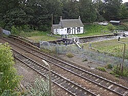 Camelon swing bridge over the Forth & Clyde Canal at Camelon lock.