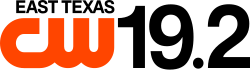The words "East Texas" above The CW logo, with "19.2" to the right at full height