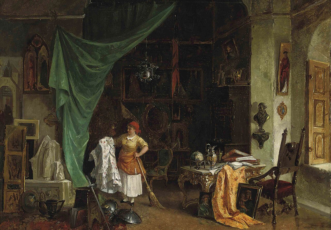The Spring Clean - Unknown artist (Spanish School).jpg