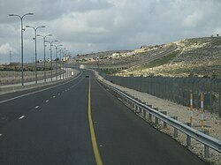 Northward approaching Atarot Junction