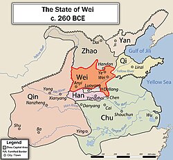 Location of Wei