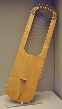 Sutton Hoo lyre reproduction