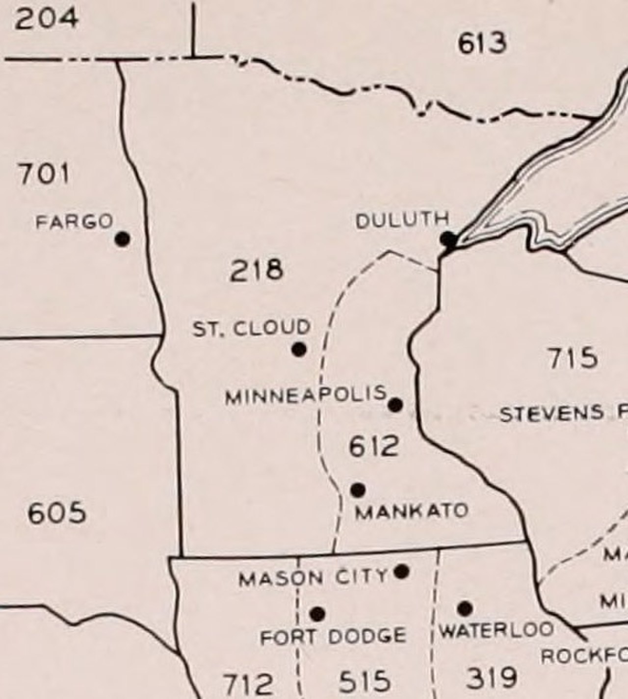 NANP218(north&westMN)1952.jpg