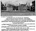 Mottram Hall sale advertisement in 1922