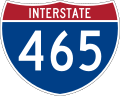Interstate 465 marker