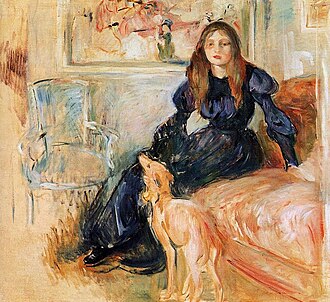 Julie Manet et son Lévrier Laerte (1893), Musée Marmottan Monet