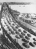 Wuhan Yangtze River Bridge, the first bridge crossing Yangtze, was completed in 1957.