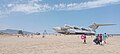 MD-160 being hauled up the beach, prior to the development of Derbent Patriot Park and subsequent restoration.