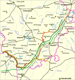 Demarcation lines between Poland and Lithuania 1919–1939