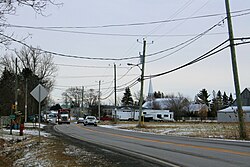 Rue Principale in Saint-Mathieu