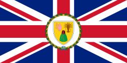 Standard of the governor of the Turks and Caicos Islands